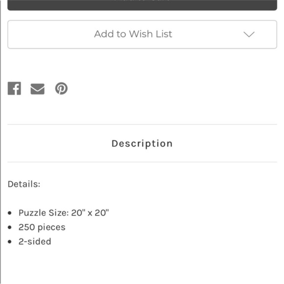 Christian Lacroix Madison De Jeu Two Sided puzzle • New in Box/Sealed - Picture 9 of 9